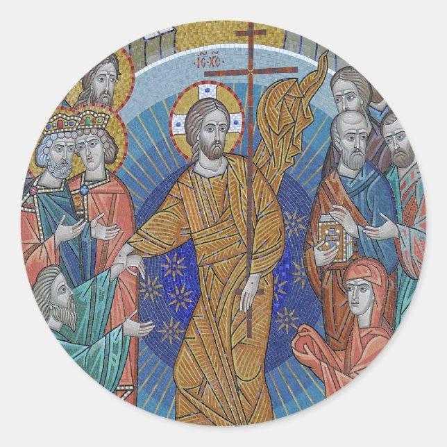 Ikon Runt Klistermärke (Framsida)