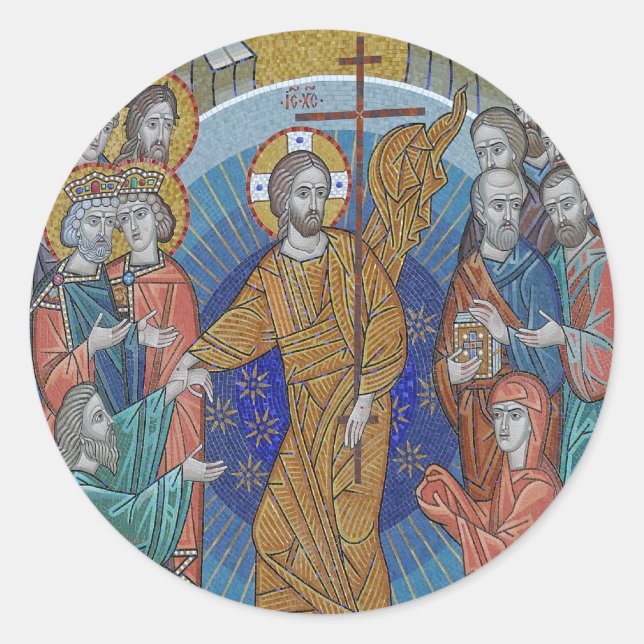 Ikon Runt Klistermärke (Framsida)