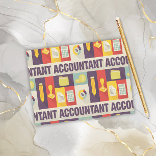 Ikondesign för professionell Accountant Vykort