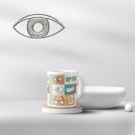 Ikondesign för professionell Optician Jumbo Mugg