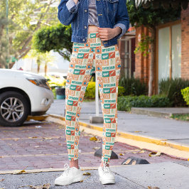 Ikondesign för professionell Optician Leggings