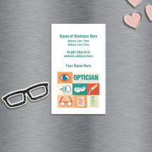 Ikondesign för professionell Optician