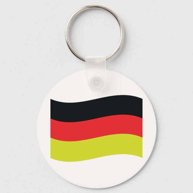 ikonen Deutschland Fahne Nyckelring (Framsida)