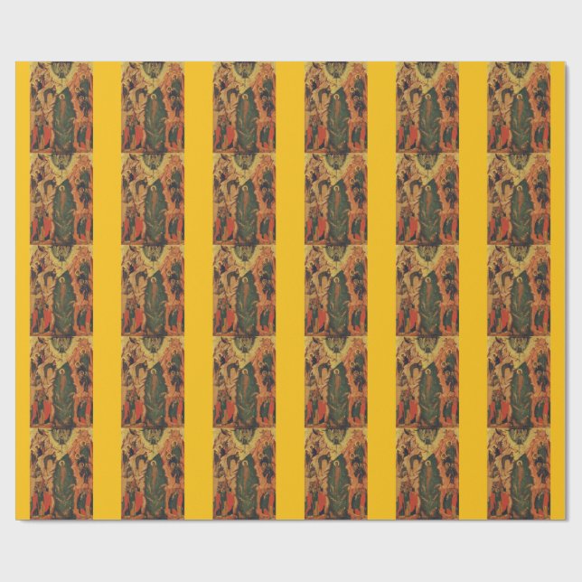 Ikonen Jesus Kristus Baptism Presentpapper (Platt)