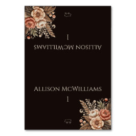 ikonen land Westerna Bröllopsbuketter Gris Bordsnummer