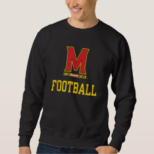 Ikonen Maryland Terrapins Football Licens Officiel Lång Ärmad Tröja