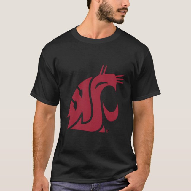 Ikonen Primär i Washington State Cougars T Shirt (Framsida)