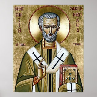 Ikonen St Martin de Tours Poster