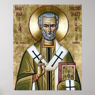 Ikonen St Martin de Tours Poster