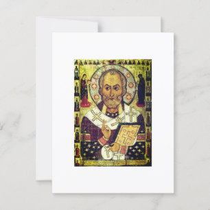 Ikonen St. Nicholas Russian Vykort