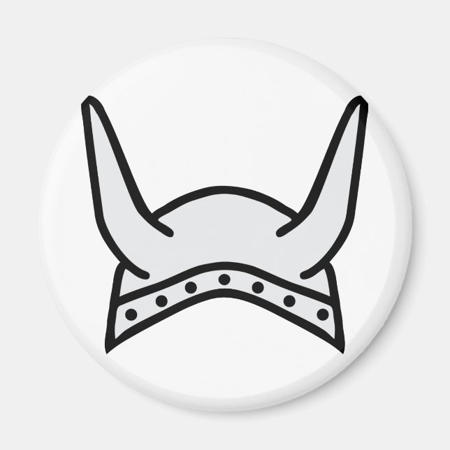ikonen Viking Helmet Magnet (Framsidan)