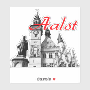Ikoner av Aalst Souvenir Klistermärken