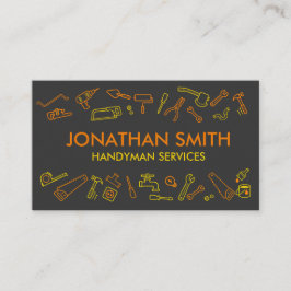 Ikoner för hemförbättring - Handyman Visitkort