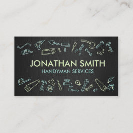 Ikoner för hemförbättring - Handyman Visitkort