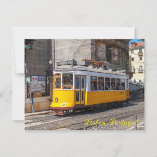 Ikoner, gult, Lissabon, Portugal Vykort