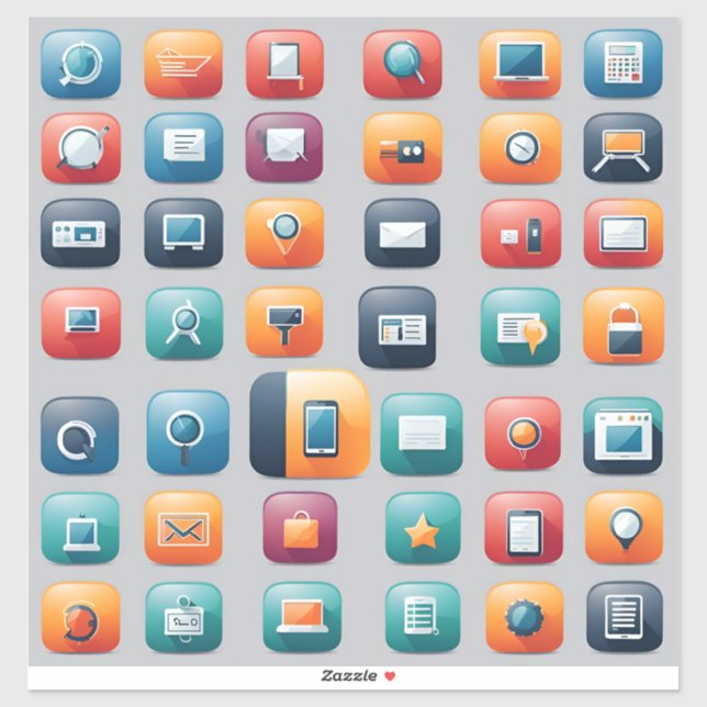 ikoner klistermärken (Ark)