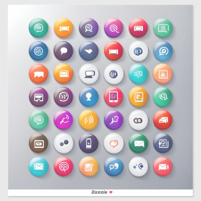 ikoner klistermärken (Ark)