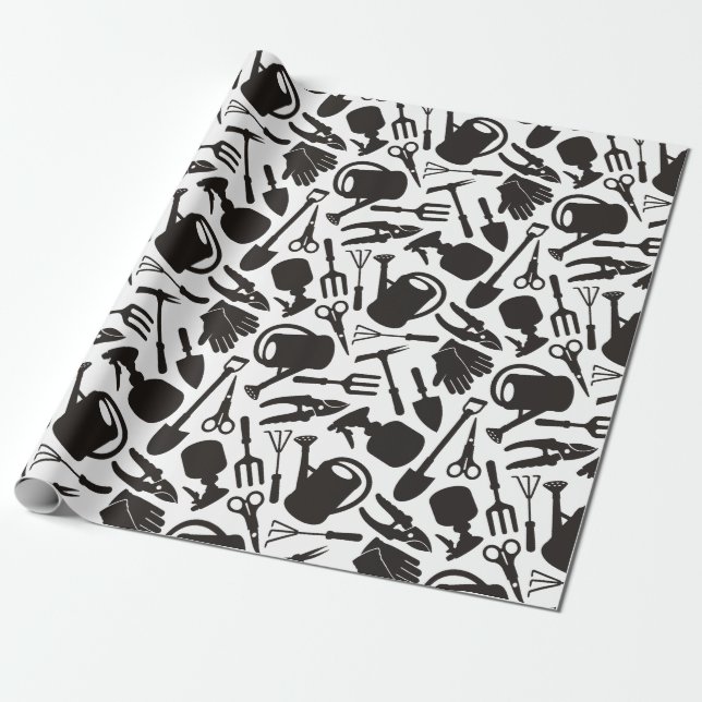  ikoner Silhouettes Presentpapper (Utrullad)
