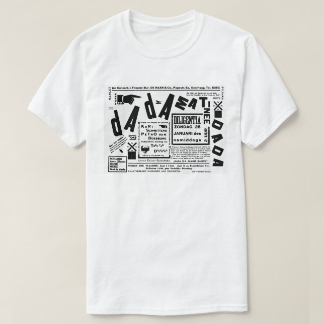 IKONIC DADA ART POSTER DESIGN TEE (Design framsida)