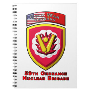 Ikonisk 59:e ordnance Nuclear Brigade Anteckningsbok