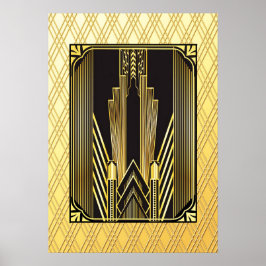 Ikonisk Art Deco Poster