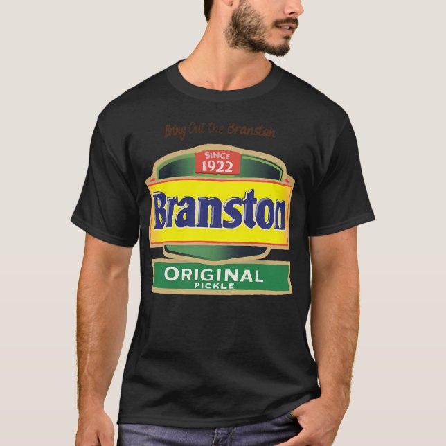 Ikonisk Branston Pickle-etikett design klassisk T Shirt (Framsida)
