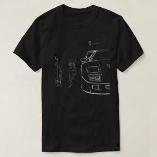 Ikonisk F 40-dispositionerare | Kolv och tråd T Shirt