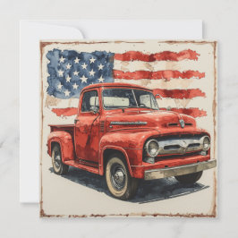 Ikonisk Flagga Cruiser: Vintage Glory Julkort