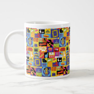 Ikonisk FRIENDS™-mönster Jumbo Mugg