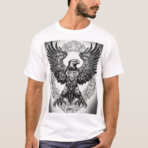 Ikonisk geometrisk agle-tatto T-Shirt-samling T Shirt
