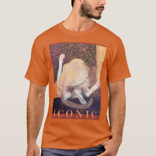 Ikonisk katt målning Ginger Tom Cat Kitten T Shirt