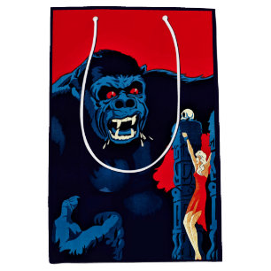 Ikonisk King Kong jätte apa monster film tryck