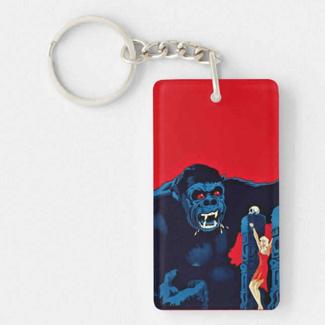 Ikonisk King Kong jätte apa monster film tryck (Framsidan)