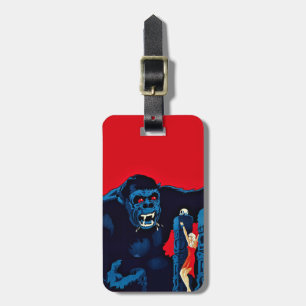 Ikonisk King Kong jätte apa monster film tryck Bagagebricka