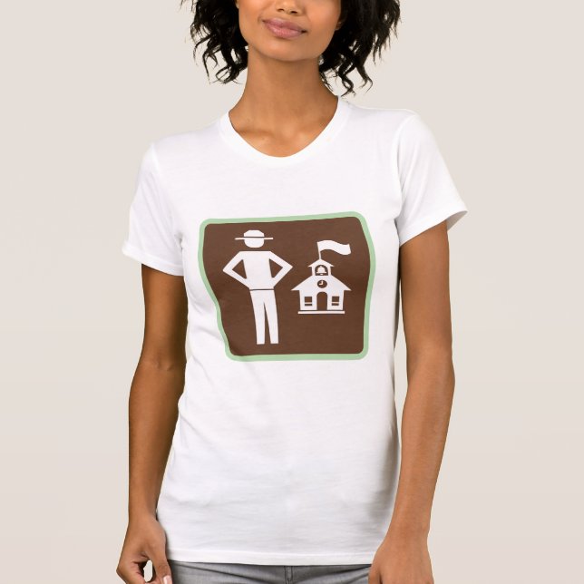 Ikonisk lärare-ranger skjorta t shirt (Framsida)