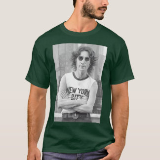 Ikonisk Lennon NYC-porträtt PERFEKT PRESENT TILL D T Shirt