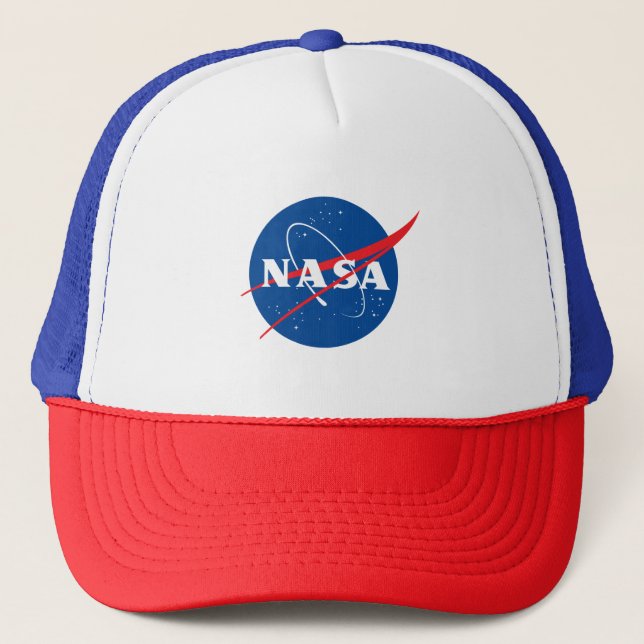 Ikonisk NASA Baseball Hat (tricolor) Keps (Framsida)