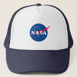 Ikonisk NASA Baseball Hat (vit/nattblå Himlar) Keps