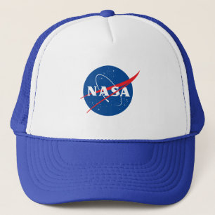 Ikonisk NASA Baseball Hat (vit/Neptunblå) Keps