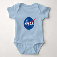 Ikonisk NASA-bomullsdräkt Baby (Uranus Blue)