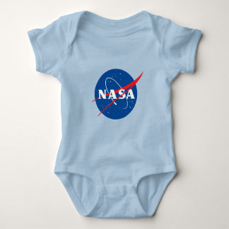 Ikonisk NASA-bomullsdräkt Baby (Uranus Blue) T Shirt
