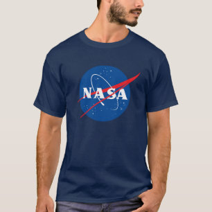 Ikonisk NASA Hårt bomull T-Shirt (Nattblått Himlar