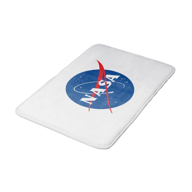 Ikonisk NASA Medium Bath Mat (Rocket White) Badrumsmatta (Vinklad)