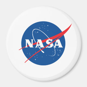 Ikonisk NASA-rundmagnet (Student-värderedigering) Magnet
