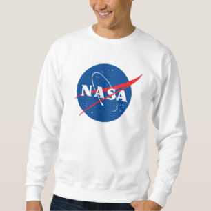 Ikonisk NASA-sötskjorta (Rocket White) Lång Ärmad Tröja