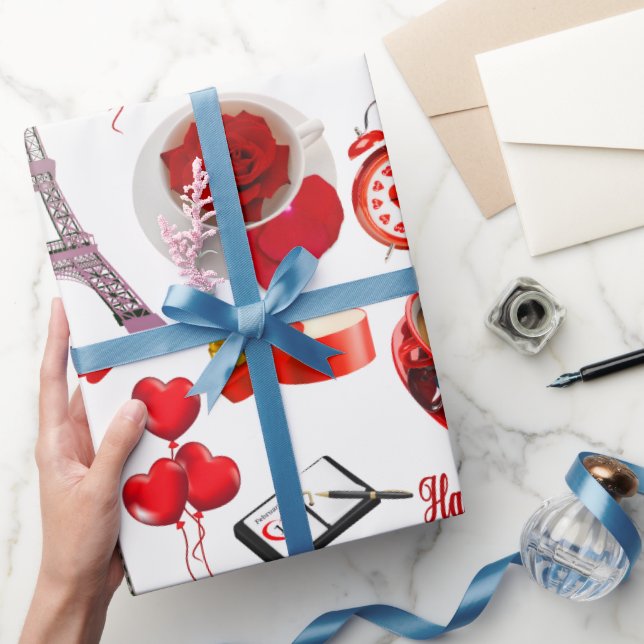 Ikonisk souvenir för Alla hjärtans dag romantiska  Presentpapper (Gifting)