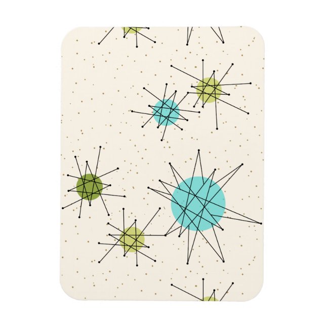 Ikoniska atomstjärnor Flexible Magnet (Vertikal)