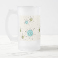Ikoniska atomstjärnor, frostat glas Mugg