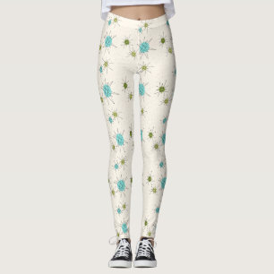 Ikoniska atomstjärnor leggings