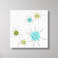 Ikoniska atomstjärnor påslagna Canvas